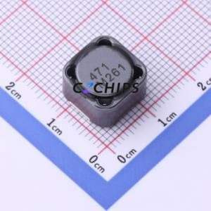 Inducteur de puissance CDRH127NP-471MC SMD, 12x12mm (Inductance : 470uH) (Précision : 20%) Courant nominal : 1,08A - Product Image 1