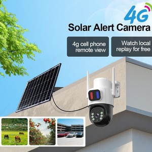 4G Outdoor <b>Security</b> <b>Camera</b> 4MP Full Color Night Vision Waterproof With Solar Panel And Internal Battery For Home Monitoring - Product Image 5