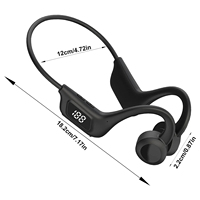 Écouteurs Sportifs Usine VG06 Anti-Transpiration Étanche Fitness Cyclisme Haut-Parleur Carte TF Sans Fil Bluetooth à Conduction Osseuse