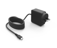Chargeur USB-C GaN de haute qualité 65W avec câble fixe pour prise EU/US/UK/AU