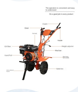 เครื่องพรวนดินแบบโรตารี่ SCOTT 6.5 แรงม้า รุ่น Heavy Duty 4 จังหวะ เบนซิน สำหรับทำสวน พรวนดิน กำจัดวัชพืช GT-J01 กำลังสูง ใช้เชื้อเพลิงเบนซิน ความกว้างการทำงาน 40-60 ซม. - Product Image 5
