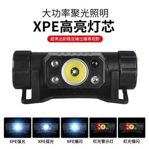 Linterna frontal Led recargable, cuerpo de aleación de aluminio, resistente al agua, portátil, duradera, para pesca nocturna, minería, uso al aire libre - Product Image 3