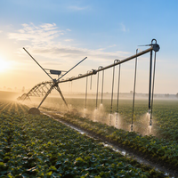 Système d'irrigation automatique à enrouleur avec boîte de vitesses métallique pour économie d'eau, pistolet d'arrosage IoT télécommandé pour grandes exploitations agricoles