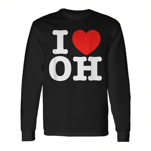 T-shirt à manches longues I Heart Ohio OH Love - Product Image 2