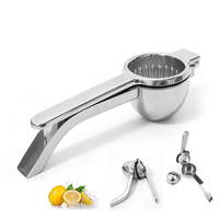 Robuuste citruspers met grote capaciteit, 3,5 inch kom, van 304 roestvrij staal, handmatig, voor bar, keuken en restaurant