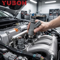 YUBOH 16450-R70-A01 Conjunto de Inyector de Combustible para Acura MDX RDX RL TL TSX ZDX Honda Accord Crosstour 3.0L 3.5L 3.7L V6 2008-2017