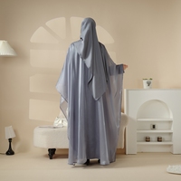 Prix d'usine – Ensembles modestes traditionnels de foulards et hijabs musulmans, robes de soirée longues à manches longues en polyester pour femmes, fabriquées en Chine