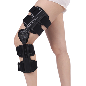 Joelheira de neoprene preta, cinta de joelho aberta, alta qualidade, suporte personalizado, perna, neoprene - Product Image 6