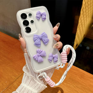 NOUVEAU Étui 3D coloré pour Samsung S25 S24 Ultra Plus <span class=keywords><strong>avec</strong></span> <span class=keywords><strong>cordon</strong></span> tressé Color Clash. - Product Image 4