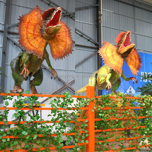 Dinosaurio Animatrónico Gigante Realista de 6 Metros para Parque Temático, <span class=keywords><strong>Dilophosaurus</strong></span> para Ensamblar - Product Image 3