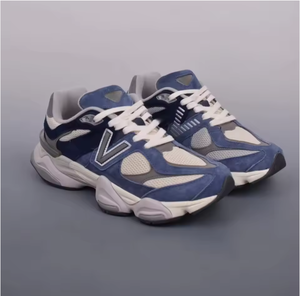 Brand Classic High-quality 9060 Thick Sturdy Cushioning <b>Walking</b>/running Shoes Men Outdoor Breathable Comfortable Suede Upper All - Product Image 1