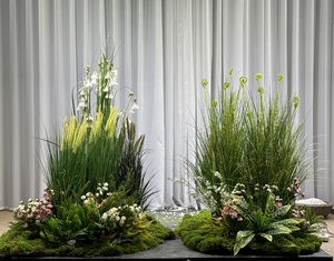 Ensemble <span class=keywords><strong>de</strong></span> bonsaï artificiel en style combiné, <span class=keywords><strong>pot</strong></span> en plastique <span class=keywords><strong>de</strong></span> haute qualité pour la décoration <span class=keywords><strong>de</strong></span> la maison et du bureau, cadeau d'anniversaire - Product Image 1