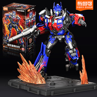 Blotransformers Transformers rakamlar baskı film ötesinde 1 Optimus Primes aydınlık versiyonu orijinal orijinal yapı taşı oyuncak birleştirin