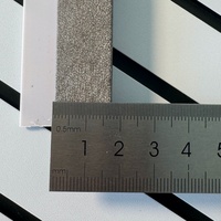 Gri Plastik PVC Karo Kaplama Profili J/U Şekilli Duvar Kaplama Şeridi Kenar Köşe Şeridi Karo Aksesuarlarında