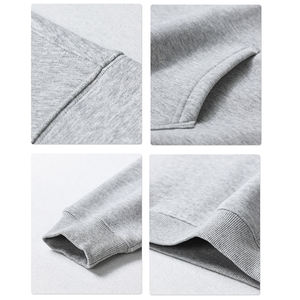 Sweat-shirt décontracté surdimensionné pour homme en gros - Qualité supérieure, couleur unie, créatif, ample, printemps automne - Product Image 4