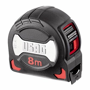 Cinta Métrica Usag de 8 Metros con Hoja de Acero, Retorno Automático y Bloqueo con Botón - Product Image 1