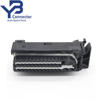 Conector de ECU Automotriz Hembra de 52 Pines TE 1393450-1, Placa de Cableado del Sistema de Control para VW Audi