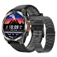 Jam Tangan Pintar HD300 Outdoor dengan Senter Layar AMOLED 1,43 Inci Tahan Air 30M Panggilan BT Detak Jantung Olahraga Kesehatan Smart Relojes Watch 2025
