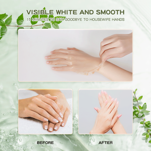 VIOLA HOUSE Masque exfoliant hydratant pour les <span class=keywords><strong>mains</strong></span> au lait et au miel, soin blanchissant et adoucissant pour les <span class=keywords><strong>mains</strong></span> <span class=keywords><strong>sèches</strong></span> et rugueuses - Product Image 5