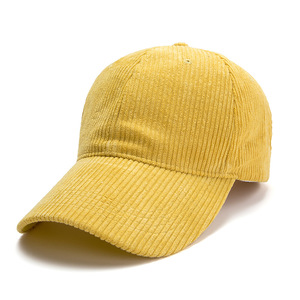 Dropshipping Agent Wholesale Structured Mens Sports Baseball Hats Blank Plain Corduroy Caps - Product Image 4