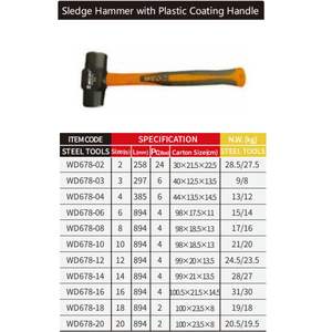 Martillo <span class=keywords><strong>de</strong></span> Maza WEDO con Mango Recubierto <span class=keywords><strong>de</strong></span> Plástico - Product Image 5