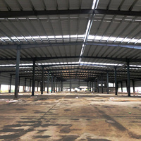 Bâtiment préfabriqué en structure acier résistant au feu pour atelier, entrepôt haute résistance en structure acier