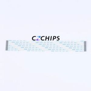 HX FFC-1.0-20P-150mm FFC Cable (Flexible Flat Cable) P=1mm Connector 20P 1mm 0.3mm Non-Inverting - Product Image 1