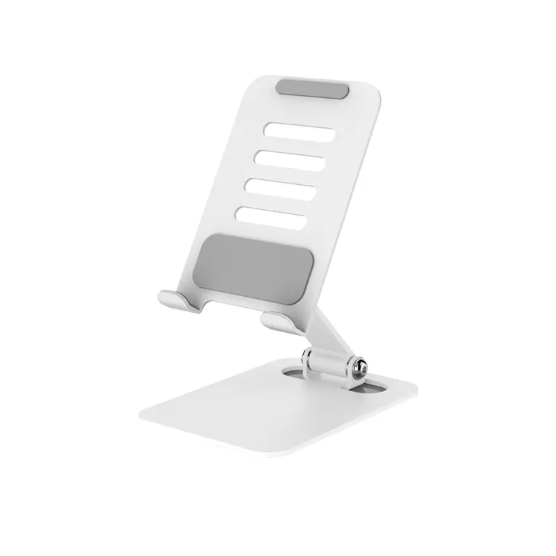 Adjustable Height Angle Metal Tablet Mobile Phone Holder Foldable Phone Stand For Desk