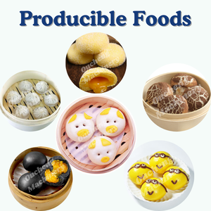 Popule Neue Elektrische Vollautomatische Produktionslinie für Dampfbrötchen und Walnussbrötchen Bäckerei-Mehlmühle Blumenbrot-Herstellungsmaschine - Product Image 5