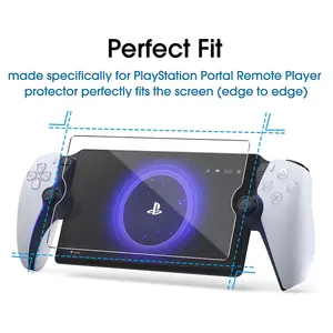 Protector de pantalla transparente HD transparente antiarañazos vidrio templado para PlayStation PS Portal Remote Player 8 pulgadas