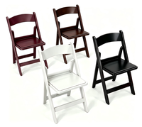 Chaise pliante en résine PP rembourrée, imperméable, de haute qualité, pour événements extérieurs, fêtes, mariages, location