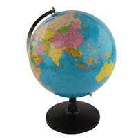 GE086 Globe Standar Cina Peralatan Montessori Bahan Ajar Geografi Mainan Montessori