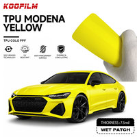 Film de protection intégrale KOOPPF brillant en TPU 7,5 mil auto-réparant, changeant de couleur, monocouche, anti-UV et anti-infrarouge, protection contre les rayures