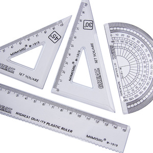 Juego de Reglas Mimi Mouse de 15 cm, 4 Piezas, Herramientas de Dibujo y Matemáticas para Estudiantes - Product Image 5