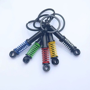 Xe tự động điều chỉnh các bộ phận <span class=keywords><strong>Keychain</strong></span> sốc hấp thụ vòng chìa khóa mùa xuân sốc hấp thụ Phụ tùng xe hơi phụ kiện kim loại móc chìa khóa - Product Image 5