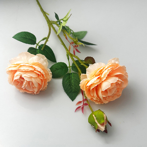 Simulato <span class=keywords><strong>fiore</strong></span> di peonia occidentale <span class=keywords><strong>fiore</strong></span> di seta essiccato Bouquet tavolo decorazione floreale soggiorno all'ingrosso - Product Image 2