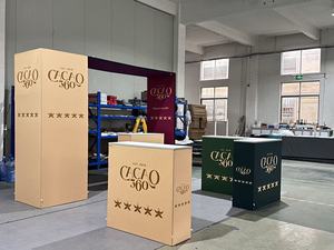 Stand Espositivo Portatile 10x10ft - Tessuto Tensionato con Stampa Personalizzata a Sublimazione per Fiere - Product Image 4