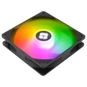 พัดลมเคส OCOCOO Magic Cube 120 มม. ARGB ควบคุมอุณหภูมิอัจฉริยะ PWM 5V 3 พิน Aura Sync <span class=keywords><strong>RGB</strong></span> สำหรับระบายความร้อนเคสคอมพิวเตอร์ตั้งโต๊ะ - Product Image 1