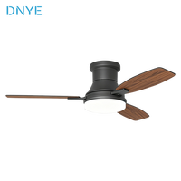 Nouveau Ventilateur de Plafond Industriel Commercial Moderne 2026 avec Lumière LED, 3 Pales, Télécommande et Intensité Variable pour Restaurant et Salon
