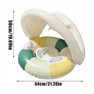 Flotador Inflable para Bebés con Toldo, Anillo de Natación para Niños Pequeños con Protección Solar - Product Image 3