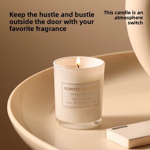 Bougie d'aromathérapie Advanced <span class=keywords><strong>Sense</strong></span> en forme de tasse, semi-fait main, en cire de soja, parfumée, cadeau d'accompagnement pour anniversaire et mariage, pour l'intérieur - Product Image 5