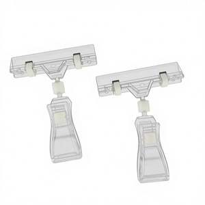 Portaetiquetas de Precio para Estantes de Supermercado, de Plástico/PET Acrílico, Coloridos, con Clips para Exhibición de Precios, Personalizables con Marca - Product Image 3