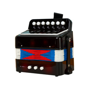 Flying Fan 7 Key Accordion Toy Black Portable <b>Musical</b> <b>Instrument</b> For Children Early Music Education Gift - Product Image 1