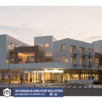 Service de design d'intérieur moderne australien, rendu 3D pour villa, hôtel, appartement, projet commercial, support