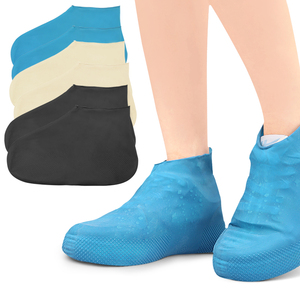 Capa de chuva impermeável para sapatos, capa de silicone para botas, borracha macia antiderrapante, látex à prova d'água - Product Image 1