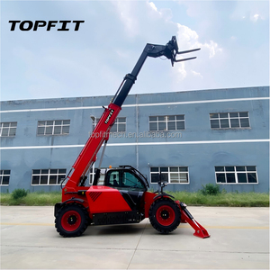 TOPFIT Factory Quality Assurance Telehandle Telescopic Wheel Loader Forklift Diesel 85kw 1.5m³ Bucket Capacity High Efficiency - Product Image 6