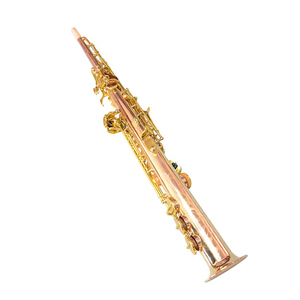 Saxophone soprano bB HUAYUN fiable en cuivre phosphoreux, clair, précis, fabrication soignée, directement de l'usine, idéal pour les <span class=keywords><strong>concours</strong></span> - Product Image 1