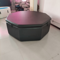 Bañera negra de muchas formas, tamaño personalizado, gran capacidad, SPA inflable, piscinas grandes, natación al aire libre, piscina de punto de caída