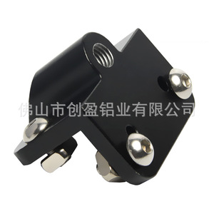 Aluminum Profile Foot Connector Bracket 6000 Series Zinc Alloy Baking Paint Home Improvement Hardware - Product Image 4