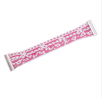 Kabel Ribbon Fleksibel Pipih Kustom 2 3 4 5 6 7 8 9 10 11 12 13 14 15 16 Pin Jst Xh 2.54mm ph 2.0mm Konektor 2464 26awg 24awg